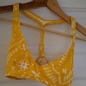 Yellow Patagonia bikini top